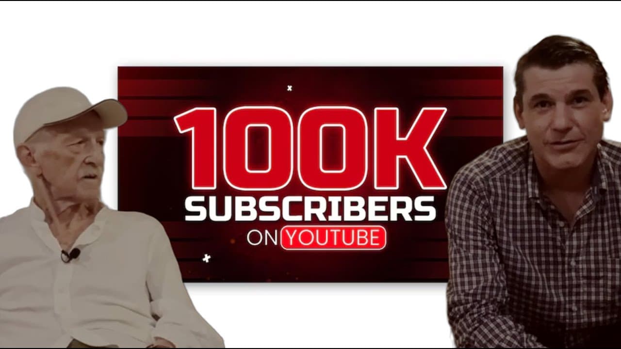 Agradecimiento de Jorge Escohotado con su padre a los miembros de la familia del canal de YouTube® . Ibiza.